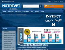 Tablet Screenshot of nutrivet.fr